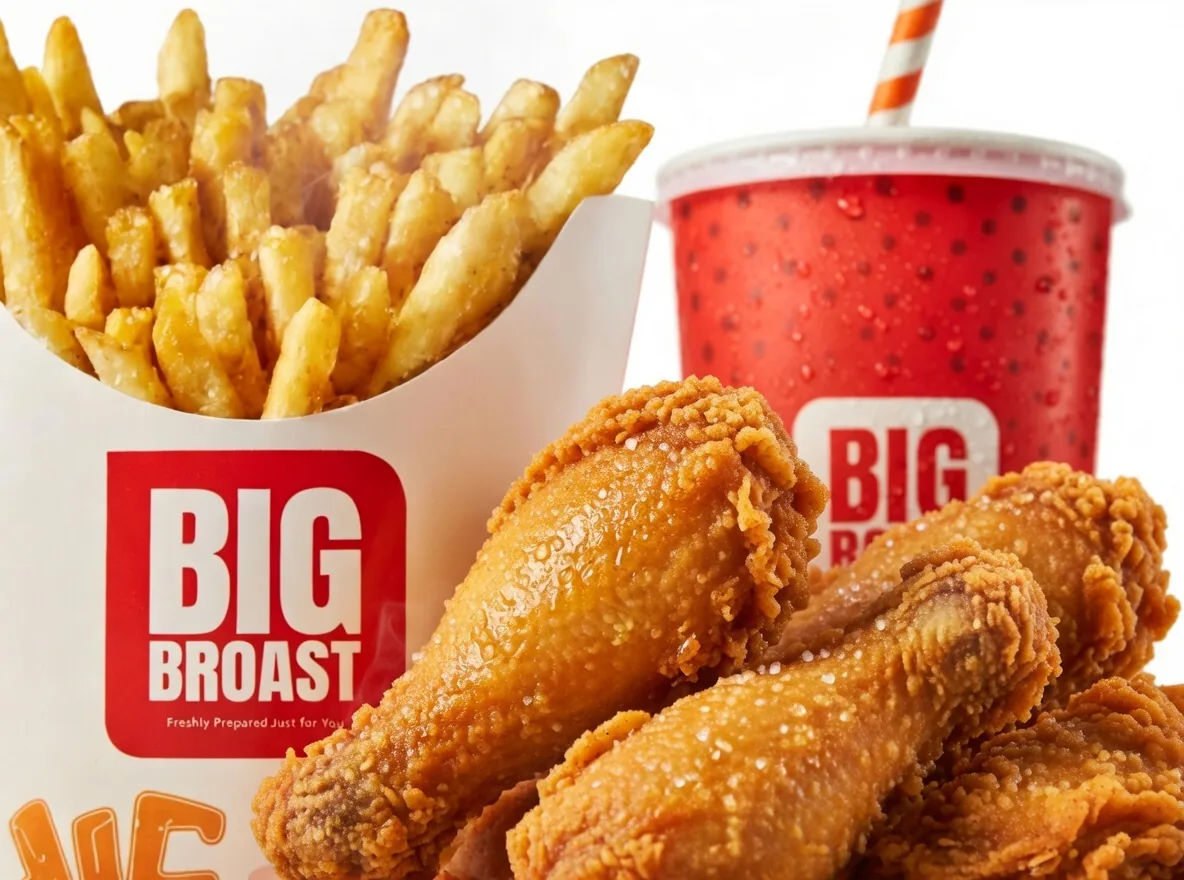 Big Broast Burger Menü